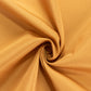 90"x156" Gold Seamless Premium Polyester Rectangular Tablecloth - 220GSM for 8 Foot Table With Floor-Length Drop