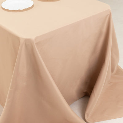 Durable Nude Polyester Table Cover