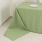 90"x156" Sage Green Seamless Premium Polyester Rectangular Tablecloth - 220GSM for 8 Foot Table With Floor-Length Drop