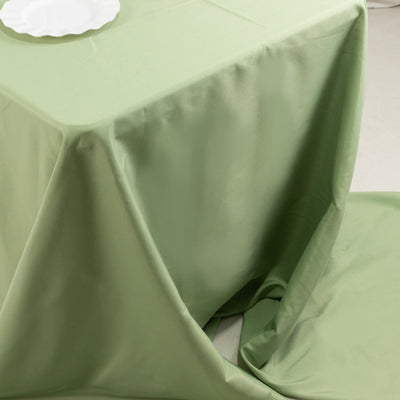 Durable Sage Green Polyester Table Cover
