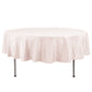 90" Blush Premium Polyester Round Tablecloth - 220GSM