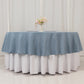 90" Dusty Blue Premium Polyester Round Tablecloth - 220GSM