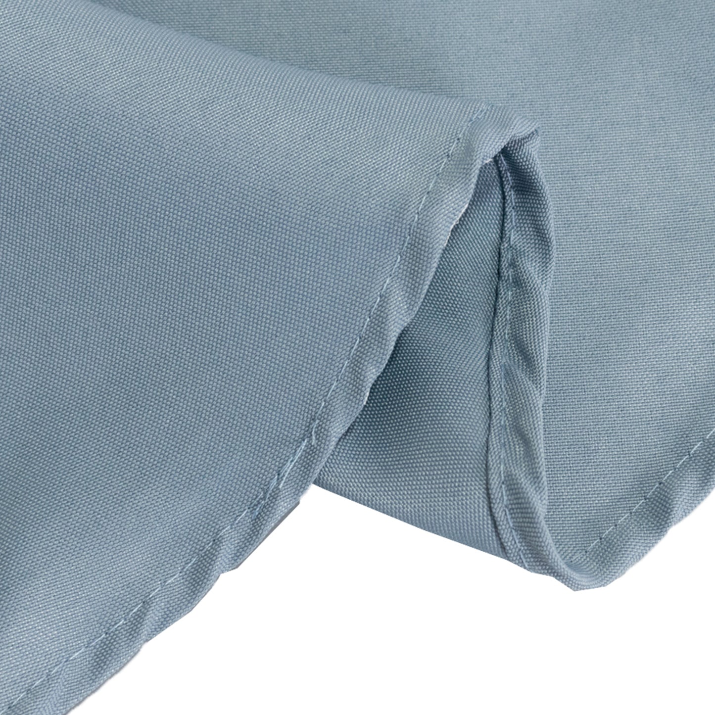 90" Dusty Blue Premium Polyester Round Tablecloth - 220GSM