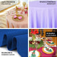 90" Champagne Seamless Premium Polyester Round Tablecloth - 220GSM