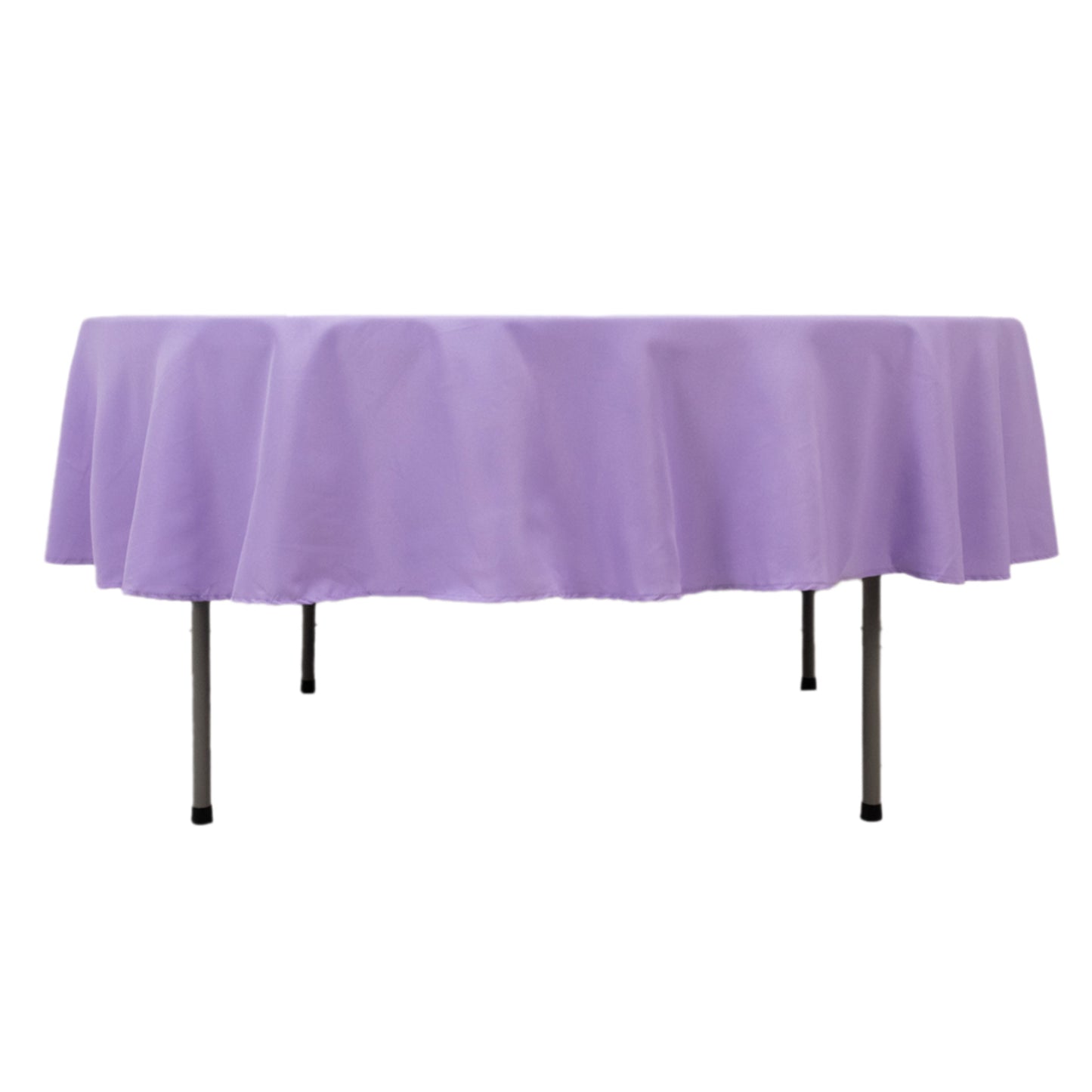 90" Lavender Lilac Premium Polyester Round Tablecloth - 220GSM