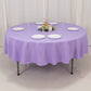 90" Lavender Lilac Premium Polyester Round Tablecloth - 220GSM