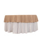 90" Nude Premium Polyester Round Tablecloth - 220GSM