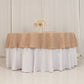 90" Nude Premium Polyester Round Tablecloth - 220GSM