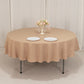 90" Nude Premium Polyester Round Tablecloth - 220GSM