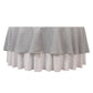 90" Silver Premium Polyester Round Tablecloth - 220GSM