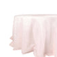 132" Blush Accordion Crinkle Taffeta Seamless Round Tablecloth