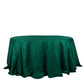 Crinkle Taffeta Tablecloth In Hunter Green 132 Inch