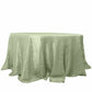 132inch Sage Green Accordion Crinkle Taffeta Round Tablecloth