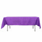 60x102inch Purple Accordion Crinkle Taffeta Rectangle Tablecloth