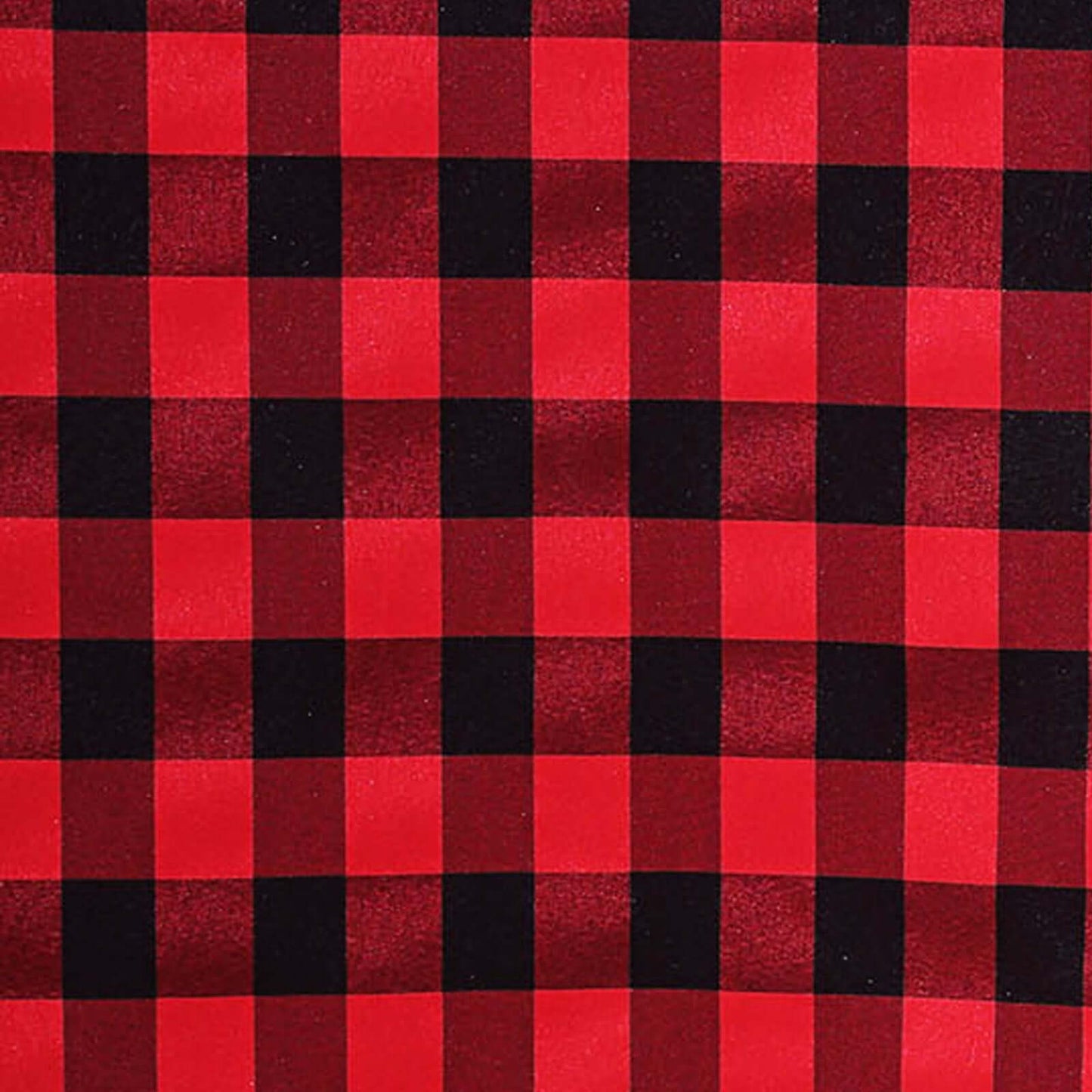 Black/Red Buffalo Plaid Tablecloth in a checkered pattern. #whtbkgd