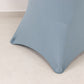 Spandex 36" Round Cocktail Table Cover Dusty Blue - Easy to Maintain Stretch Fitted Highboy Tablecloth