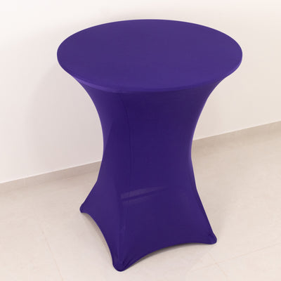 Purple Spandex Highboy Table Cover