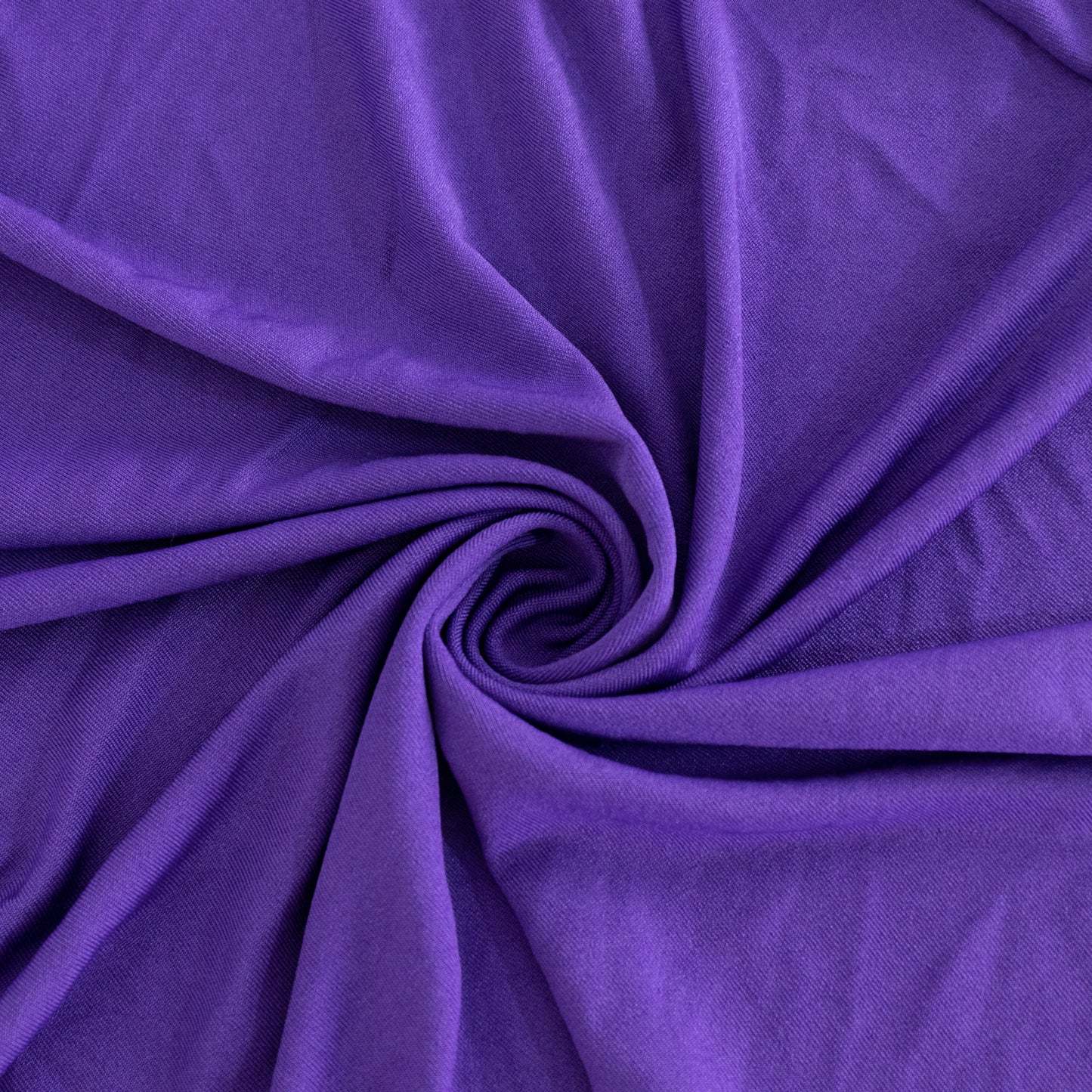 Spandex 36" Round Cocktail Table Cover Purple - Easy to Maintain Stretch Fitted Highboy Tablecloth
