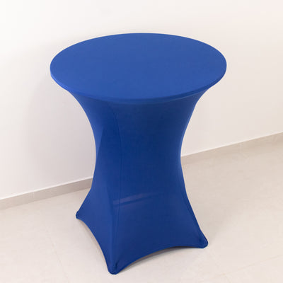 Royal Blue Spandex Highboy Table Cover