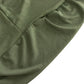 Dusty sage green fitted spandex cocktail table cover for high top tables.