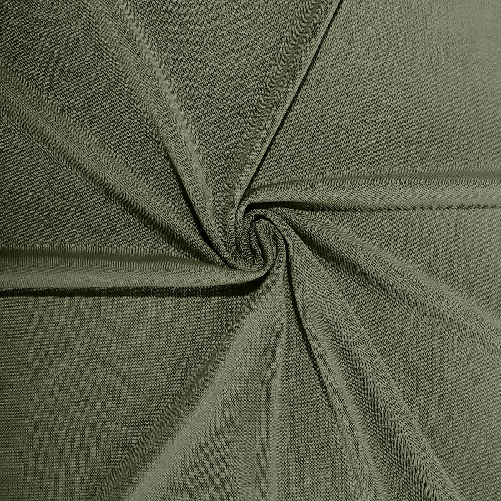 Dusty sage green spandex cocktail table cover for high top tables. #whtbkgd