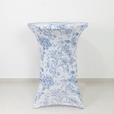 Blue & White French Toile Highboy Cover