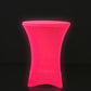 Glow Neon Fuchsia Fitted Spandex Cocktail Tablecloth – 30" Round #whtbkgd