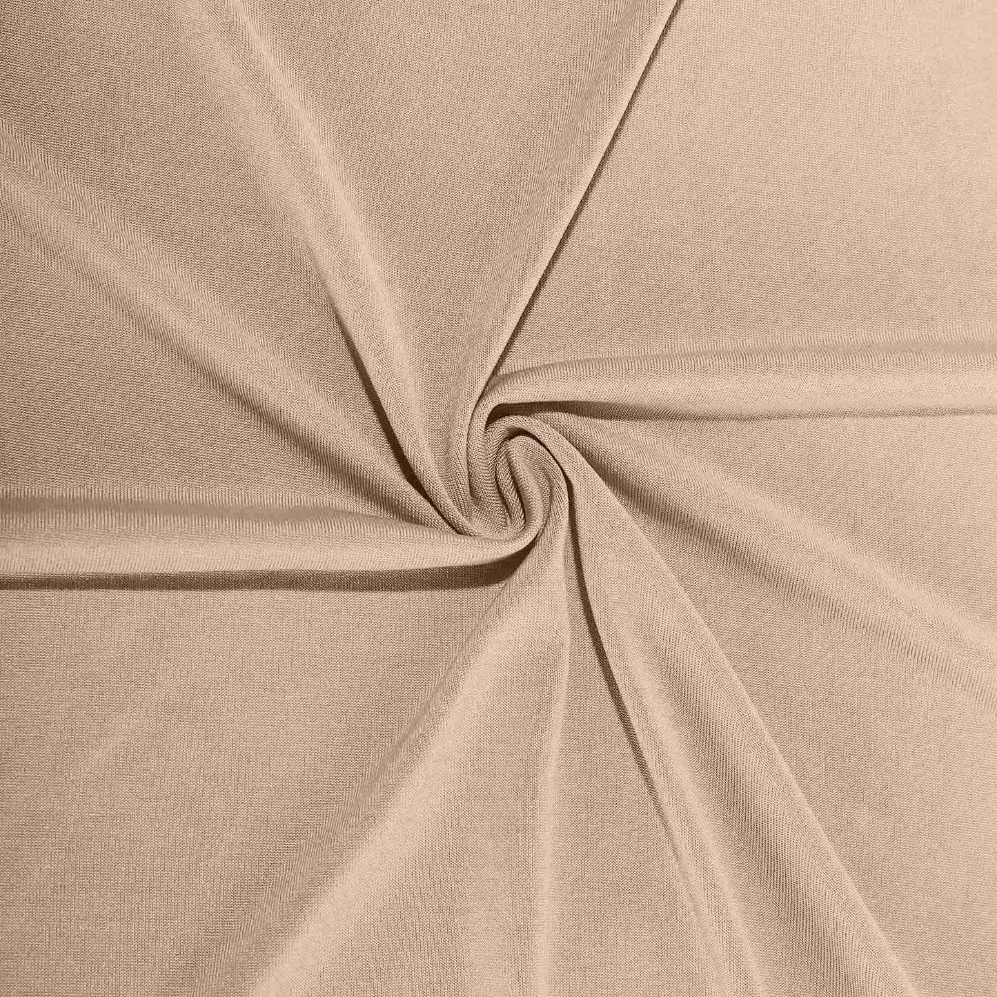 Nude spandex cocktail table cover for 30" high top tables. #whtbkgd