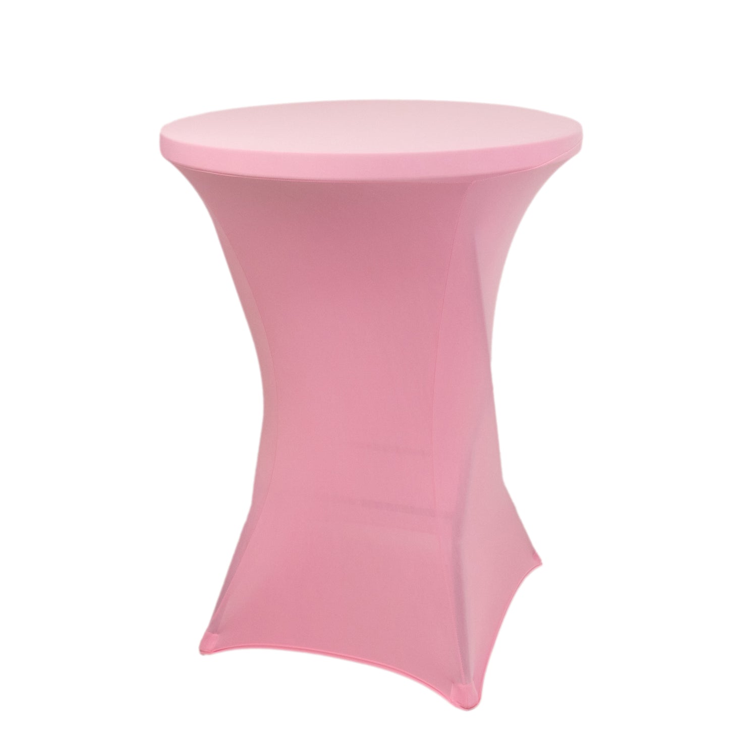 Pink Highboy Spandex Cocktail Table Cover for 30" Dia High Top Tables