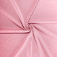 Pink fitted stretch tablecloth for 30" high top tables.