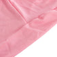 Pink fitted spandex cocktail table cover for high top tables.