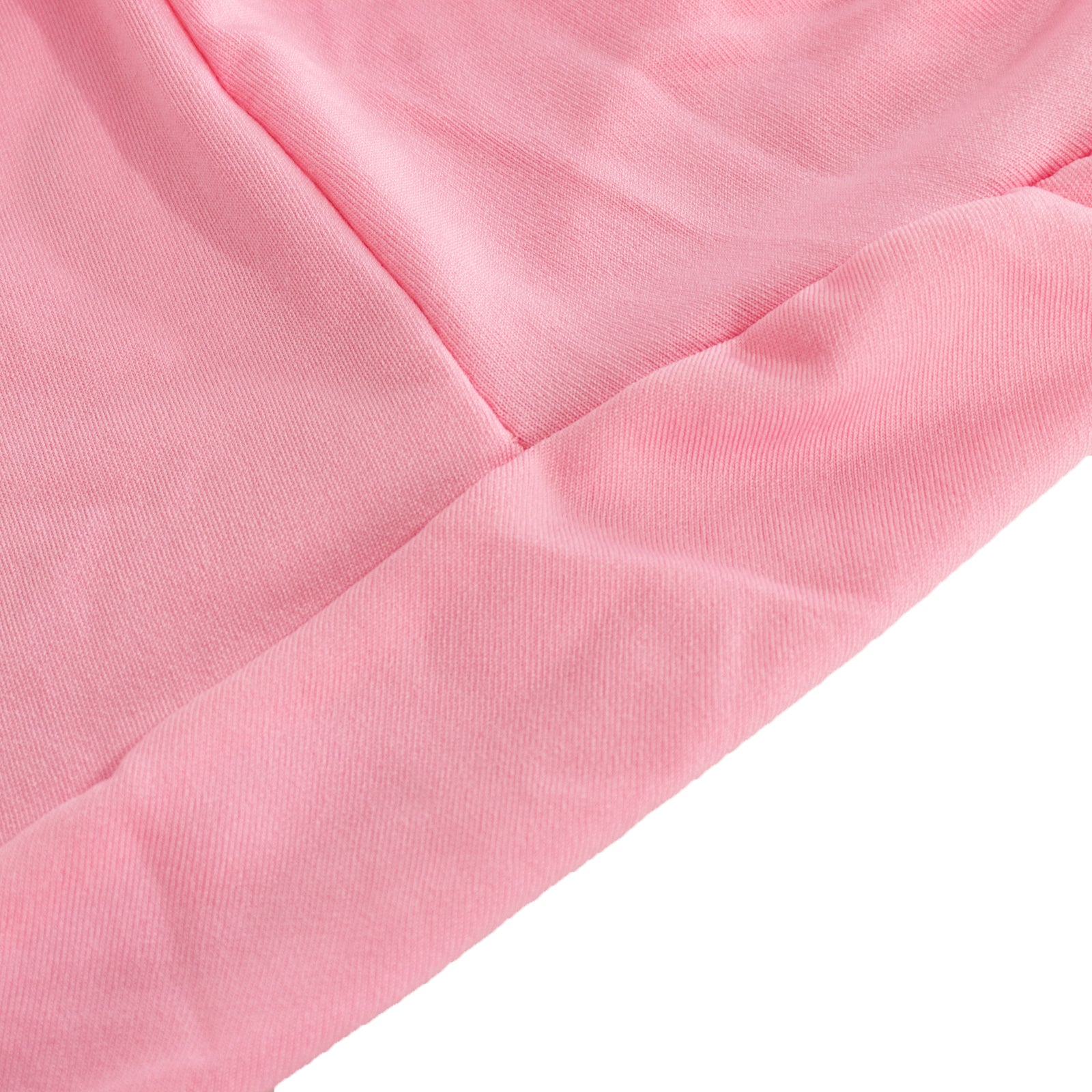 Pink fitted spandex cocktail table cover for high top tables.