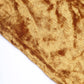Crushed Velvet Spandex 30" Round Cocktail Table Cover Gold Smooth Highboy Tablecloth