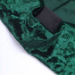 Crushed Velvet Spandex 30" Round Cocktail Table Cover Hunter Emerald Green Smooth Highboy Tablecloth