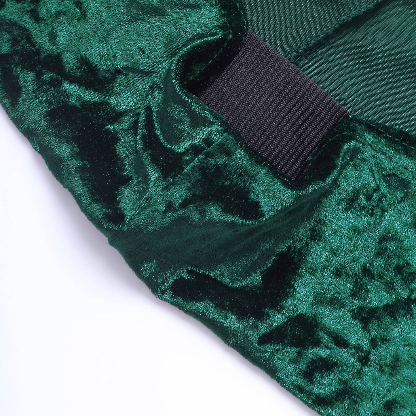 Crushed Velvet Spandex 30" Round Cocktail Table Cover Hunter Emerald Green Smooth Highboy Tablecloth