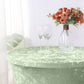 Crushed Velvet Spandex 30" Round Cocktail Table Cover Sage Green Smooth Highboy Tablecloth