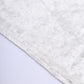 Crushed Velvet Spandex 30" Round Cocktail Table Cover White Smooth Highboy Tablecloth
