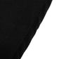 108" Black Cotton Blend Round Tablecloth