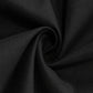 108" Black Cotton Blend Round Tablecloth