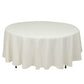 108" Ivory Cotton Blend Round Tablecloth