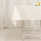54"x54" Ivory Cotton Blend Square Tablecloth