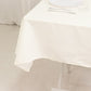54"x54" Ivory Cotton Blend Square Tablecloth