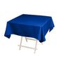 54"x54" Royal Blue Cotton Blend Square Tablecloth