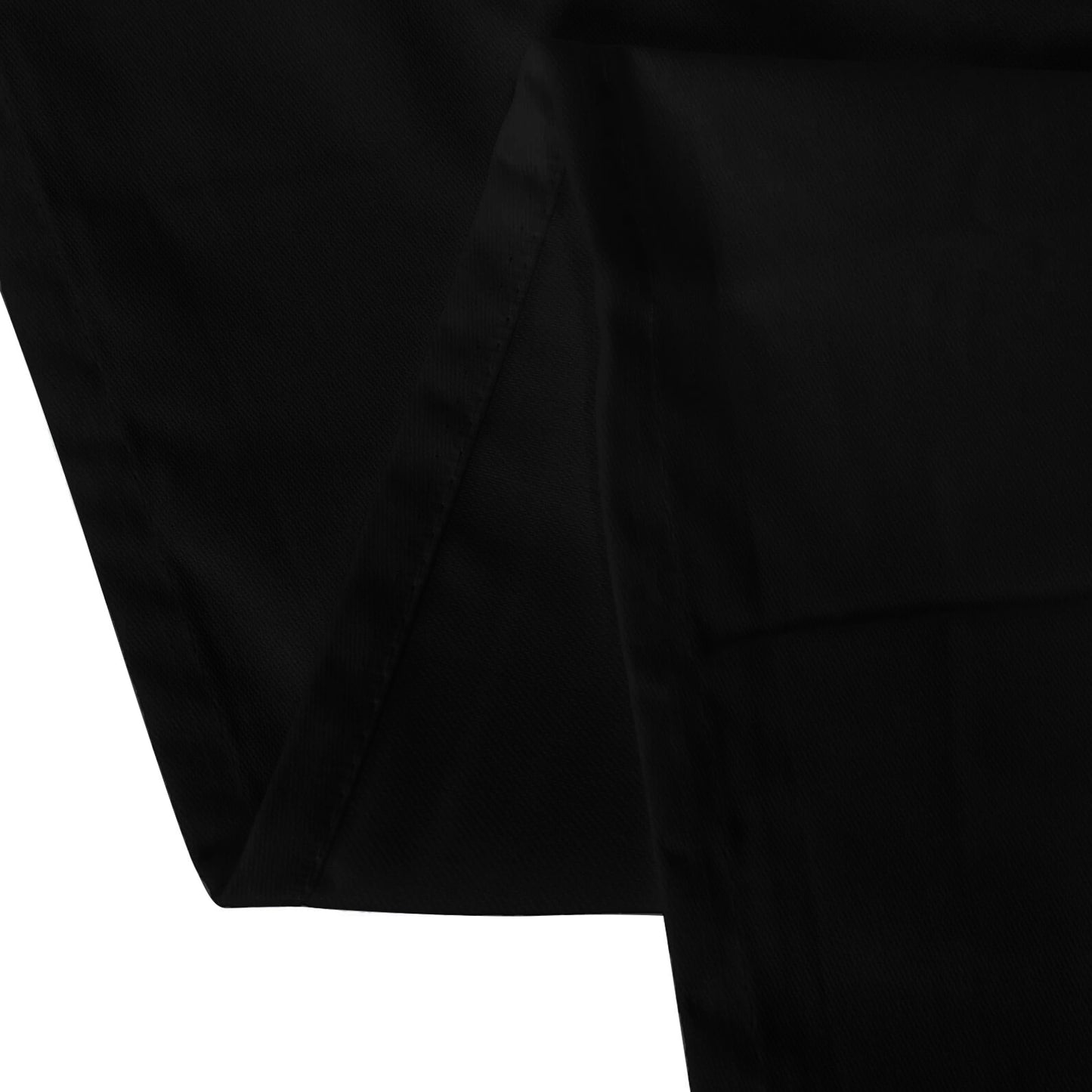 60"x102" Black Cotton Blend Rectangular Tablecloth