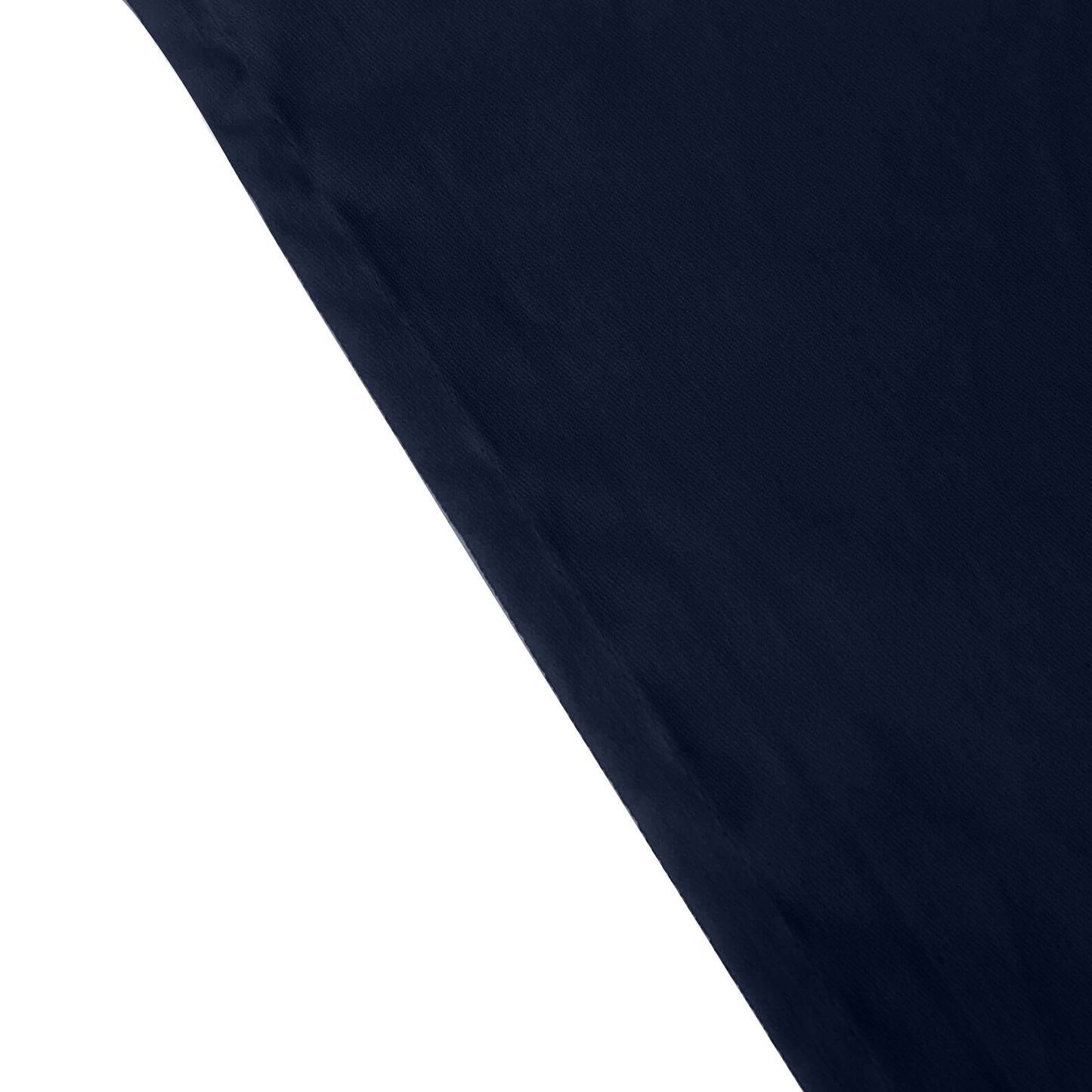 60"x102" Navy Blue Cotton Blend Rectangular Tablecloth