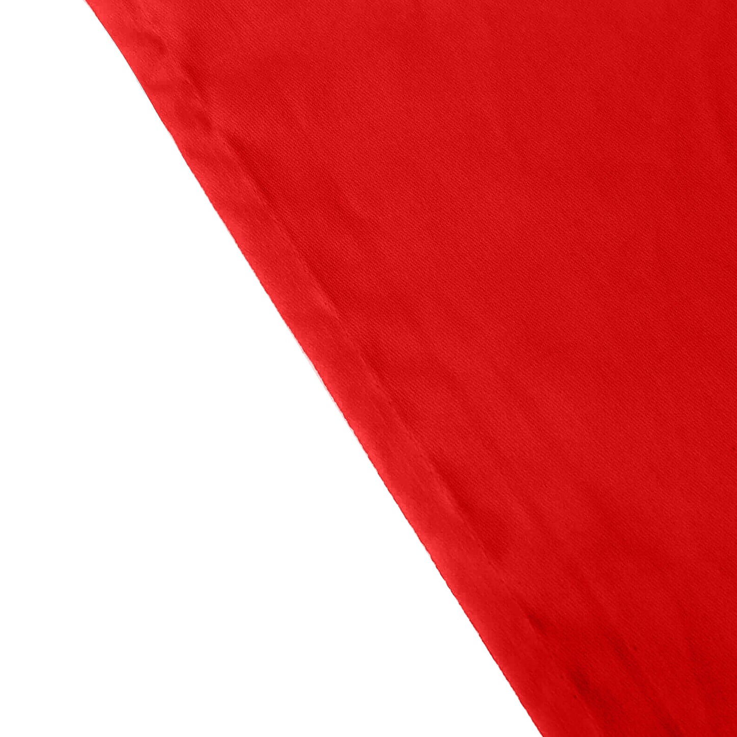 60"x102" Red Cotton Blend Rectangular Tablecloth
