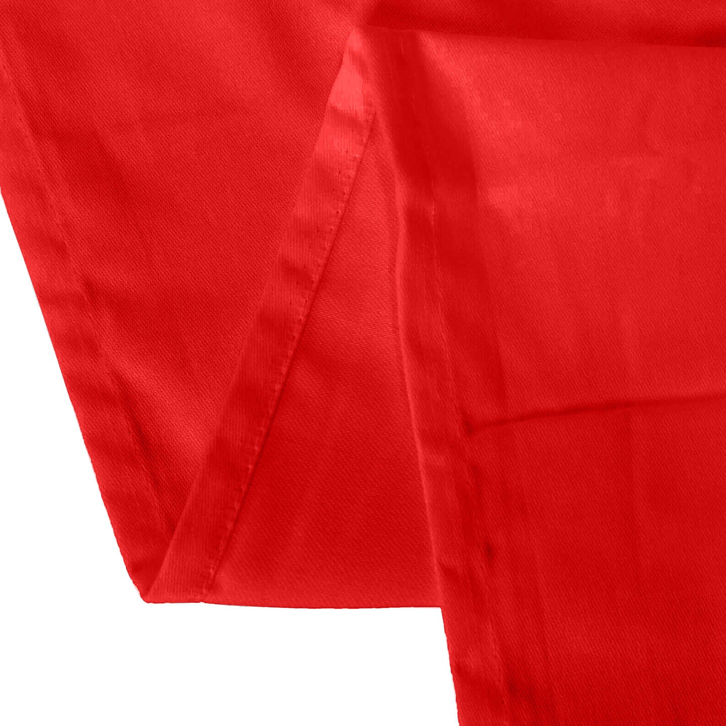 60"x102" Red Cotton Blend Rectangular Tablecloth