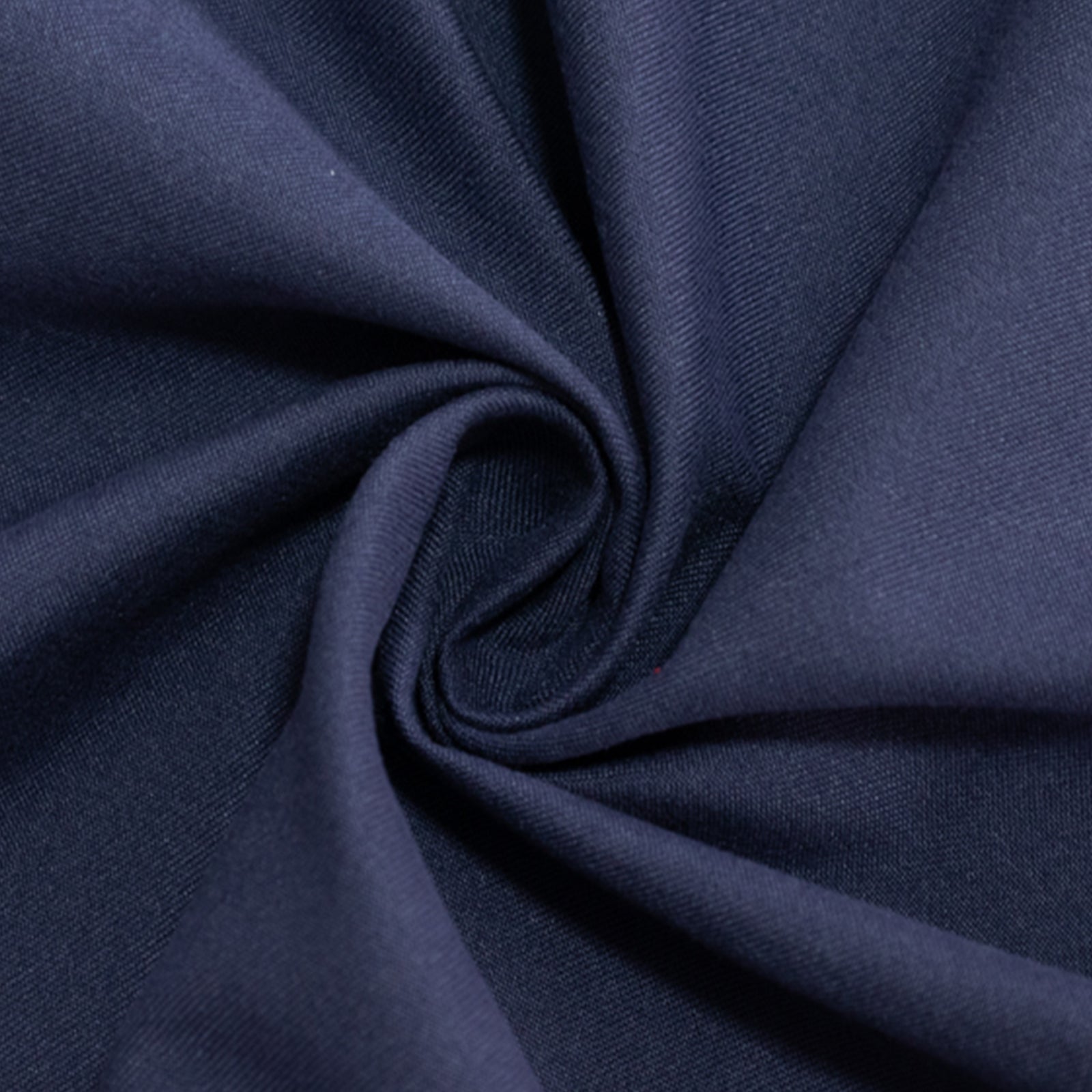 Navy blue cotton blend square tablecloth, 54"x54".