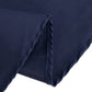 Navy Blue Cotton Blend Round Tablecloth - 70"
