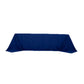 Royal Blue Cotton Blend Rectangular Tablecloth Seamless 90"x156" for 8 Foot Table With Floor-Length Drop